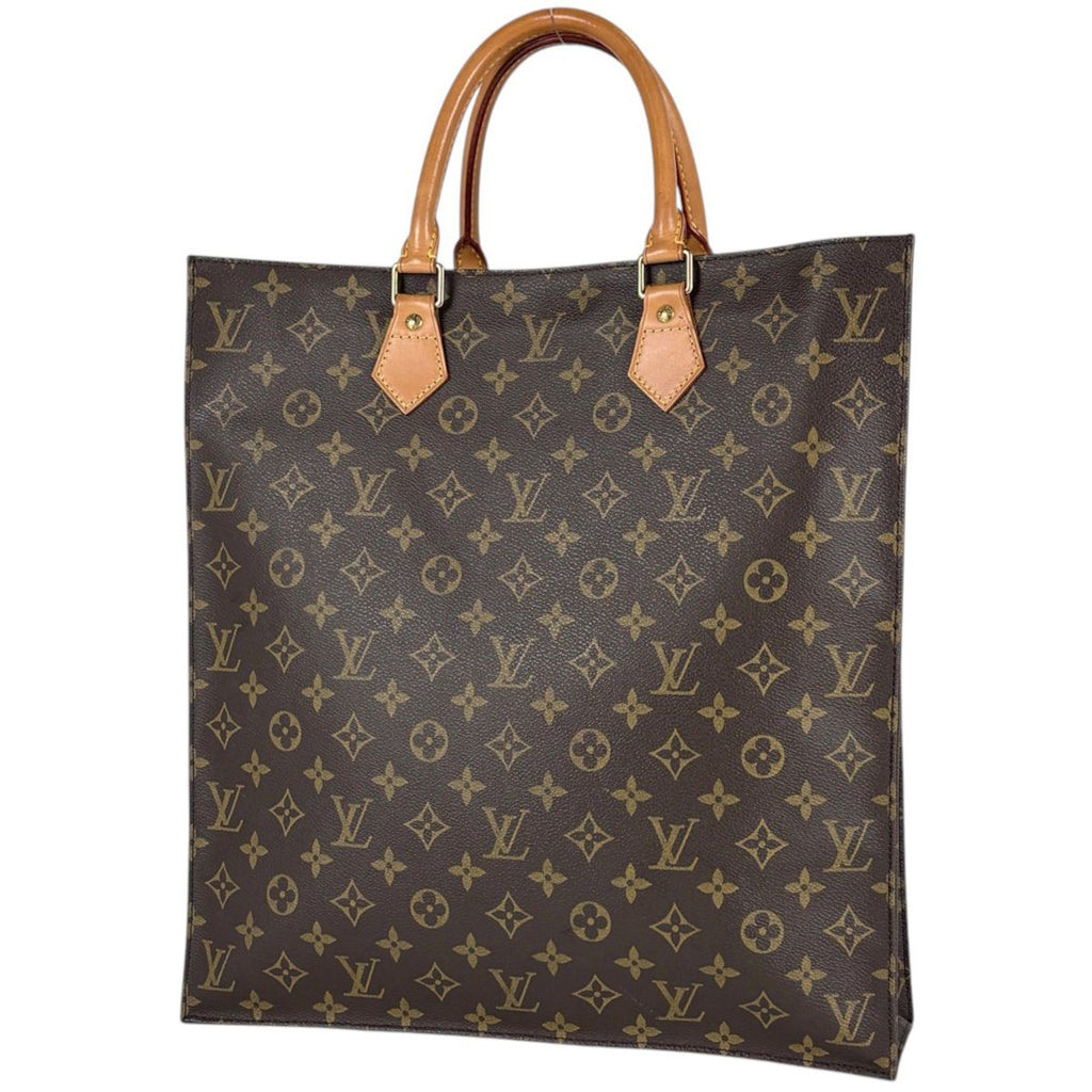 Louis Vuitton Sac Plat Tote Bag Monogram Brown