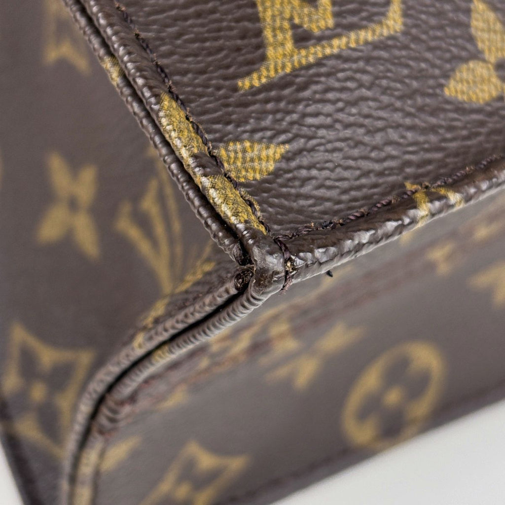 Louis Vuitton Sac Plat Tote Bag Monogram Brown — view 3
