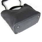 Fendi Shoulder Bag Selleria 2-Way Leather Gray — view 2