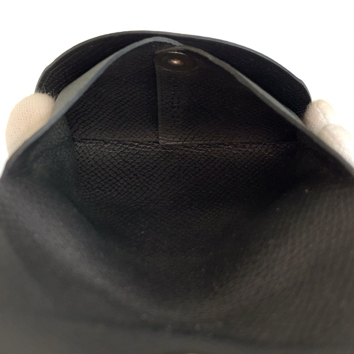 Hermes Bastia Black Veau Epsom Coin Purse — view 5