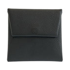 Hermes Bastia Black Veau Epsom Coin Purse