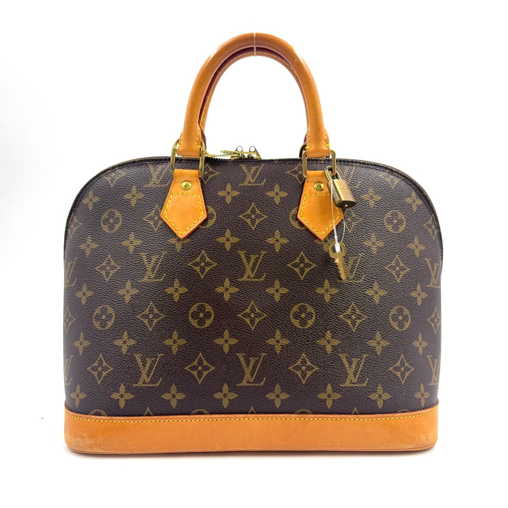 Louis Vuitton Alma PM Monogram Leather Brown Light Handbag