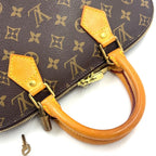 Louis Vuitton Alma PM Monogram Leather Brown Light Handbag — view 8