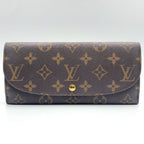 Louis Vuitton Portefeuille Sarah Monogram Brown Bifold Wallet Gold