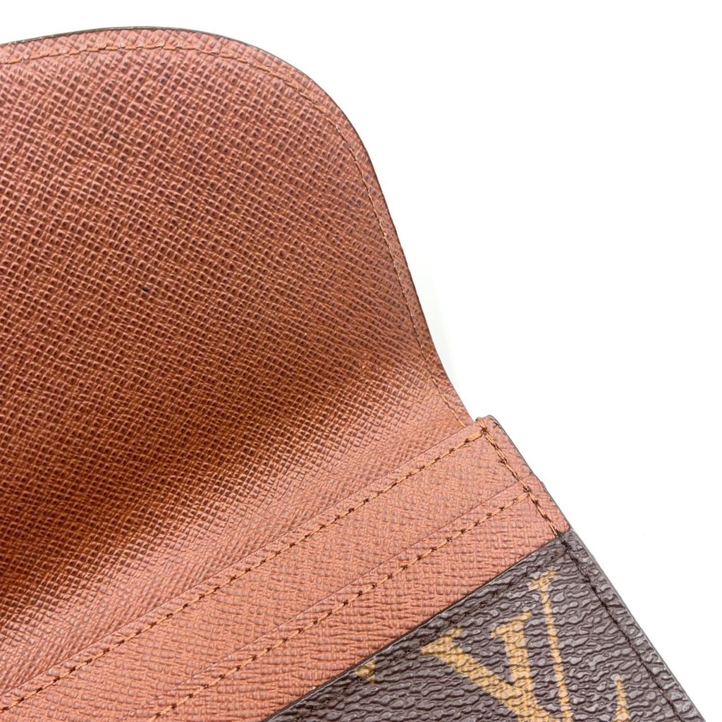 Louis Vuitton Portefeuille Sarah Monogram Brown Bifold Wallet Gold — view 6