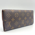 Louis Vuitton Portefeuille Sarah Monogram Brown Bifold Wallet Gold — view 2