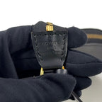 Louis Vuitton Pochette Accessoires Epi Noir Leather Black Handbag Gold — view 4