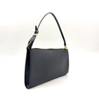 Louis Vuitton Pochette Accessoires Epi Noir Leather Black Handbag Gold — view 2