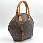 Louis Vuitton Ellipse PM Monogram Brown Handbag Gold — view 2