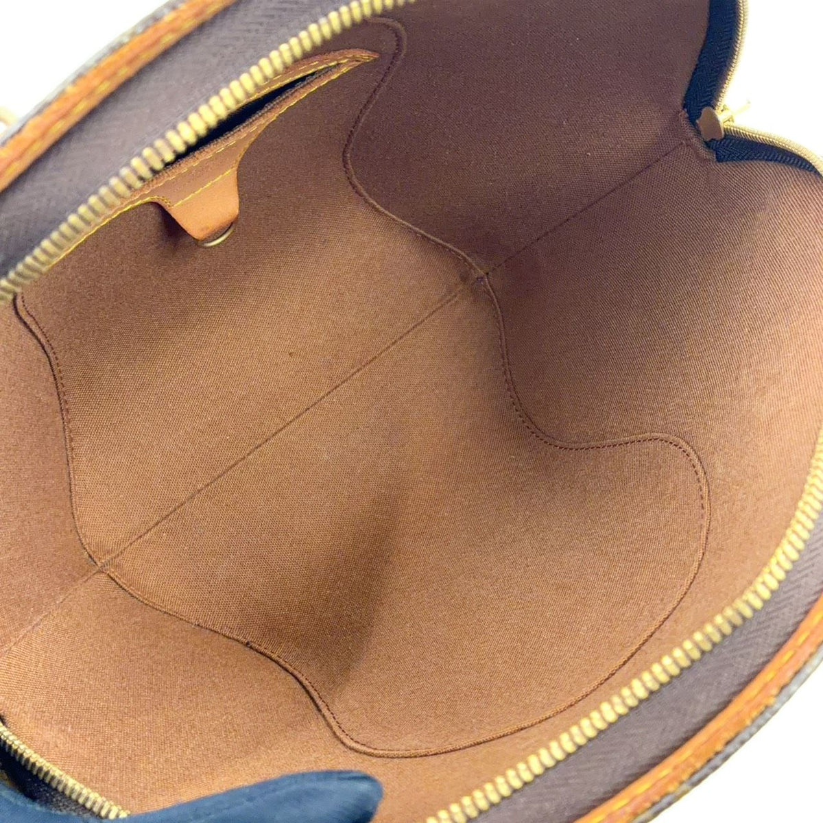 Louis Vuitton Ellipse PM Monogram Brown Handbag Gold — view 3