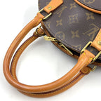 Louis Vuitton Ellipse PM Monogram Brown Handbag Gold — view 6