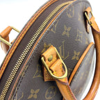 Louis Vuitton Ellipse PM Monogram Brown Handbag Gold — view 8