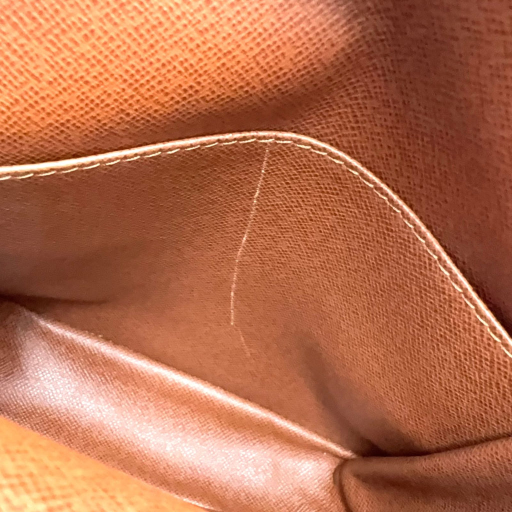 Louis Vuitton Amazon Monogram Leather Brown Shoulder Bag Gold — view 5