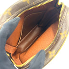 Louis Vuitton Amazon Monogram Leather Brown Shoulder Bag Gold — view 3