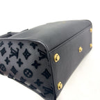 Louis Vuitton on My Side MM 2-Way Shoulder Leather Black Handbag Gold — view 8
