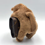 Louis Vuitton LV Monogram Airpods Case Brown Bag Charm Gold — view 2