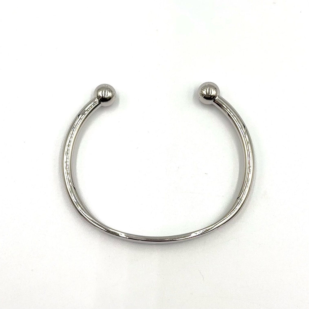 Louis Vuitton Jungkook Monogram Metal Silver Bangle Bracelet — view 3