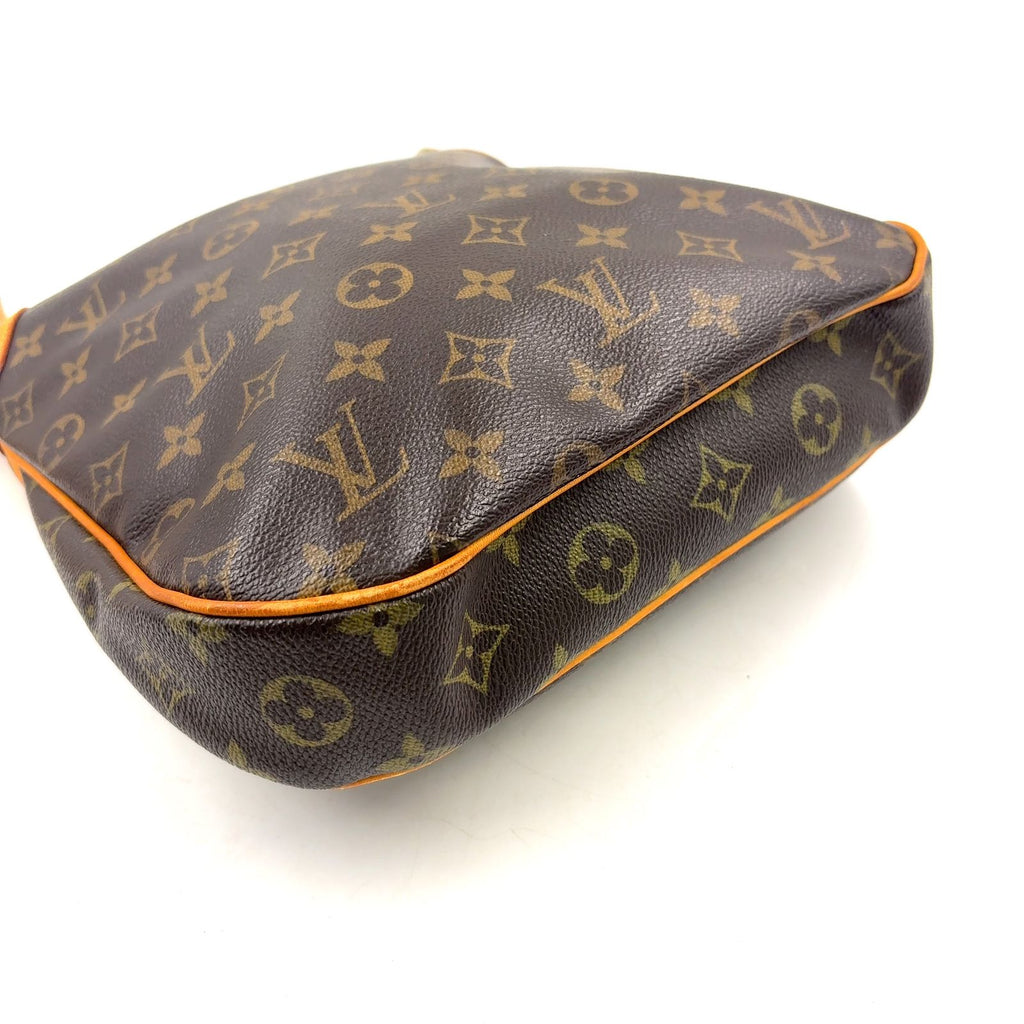 Louis Vuitton Odeon PM Monogram Leather Brown Light Shoulder Bag Gold — view 7