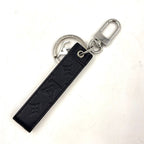Louis Vuitton Key Holder Dragonne Leather Metal Black Silver — view 2