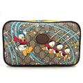 Gucci GG Supreme Disney Donald Duck Waist Bag Leather Brown Multicolor Gold