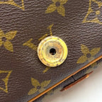 Louis Vuitton Saint Germain 24 Monogram Leather Brown Light Shoulder Bag Gold — view 7