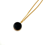 Chanel Camellia Metal Resin Gold Necklace — view 2
