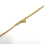 Chanel Camellia Metal Resin Gold Necklace — view 5
