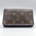 Louis Vuitton Compact Zip Wallet Monogram Brown Bifold Gold