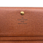 Louis Vuitton Compact Zip Wallet Monogram Brown Bifold Gold — view 4