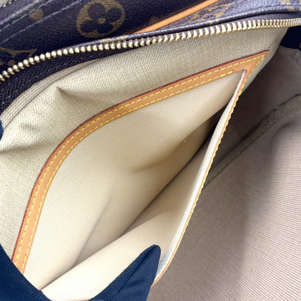 Louis Vuitton Reporter PM Monogram Leather Brown Shoulder Bag Gold — view 6