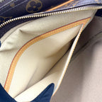 Louis Vuitton Reporter PM Monogram Leather Brown Shoulder Bag Gold — view 6