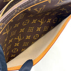Louis Vuitton Reporter PM Monogram Leather Brown Shoulder Bag Gold — view 7