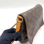 Louis Vuitton Musette Tango Short Strap Monogram Leather Brown Light Shoulder — view 6