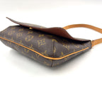 Louis Vuitton Musette Tango Short Strap Monogram Leather Brown Light Shoulder — view 7