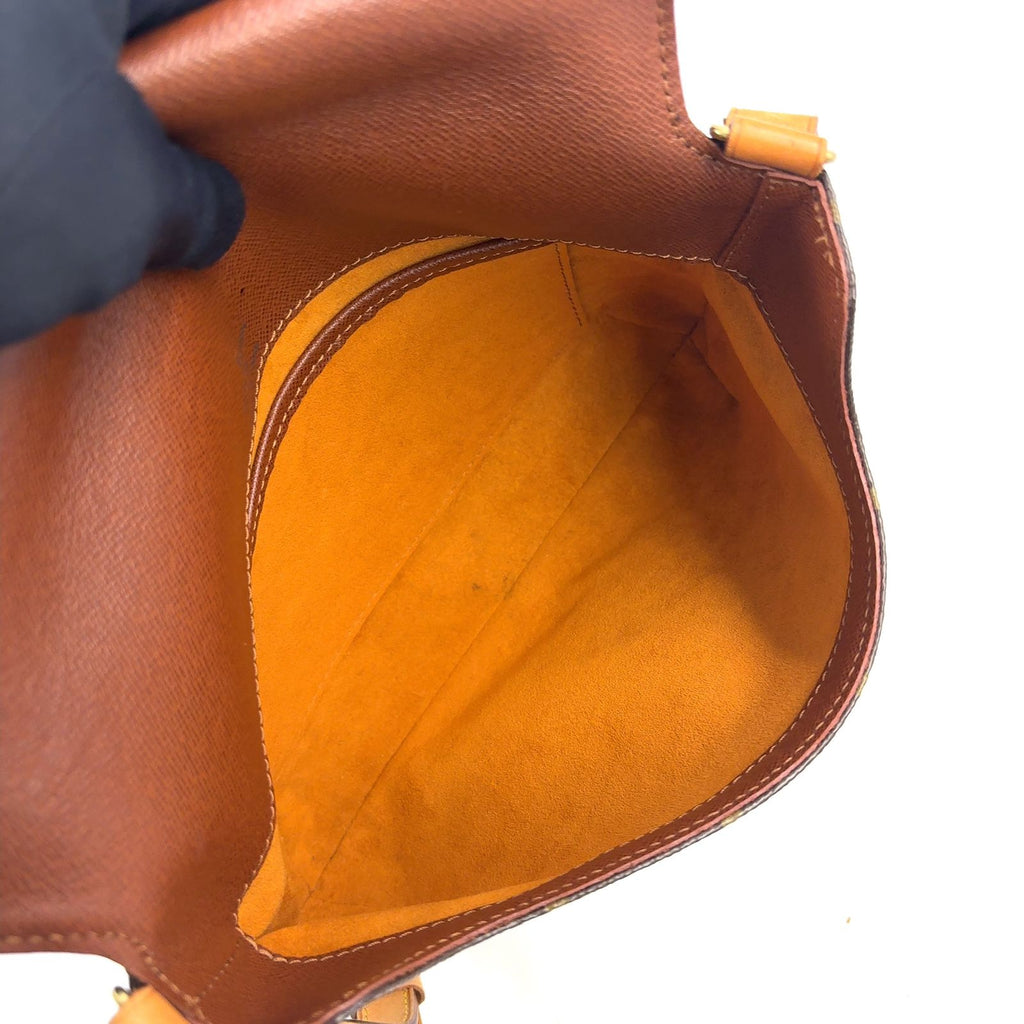 Louis Vuitton Musette Tango Short Strap Monogram Leather Brown Light Shoulder — view 3