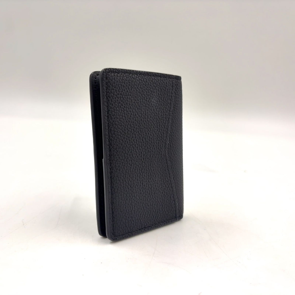 Louis Vuitton Pocket Organizer Leather Black Card Case — view 2