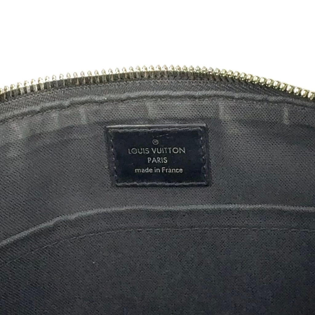 Louis Vuitton Mick PM Damier Graphite Leather Black Shoulder Bag Silver — view 4