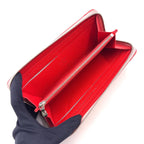 Louis Vuitton Portefeuille Clemence Leather Pink Red Wallet — view 3