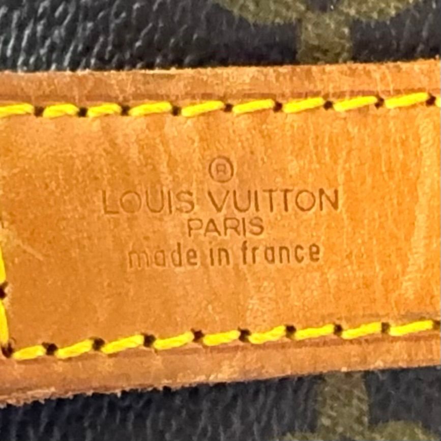 Louis Vuitton Keepall Bandouliere 60 Monogram Brown Boston Bag Gold — view 4