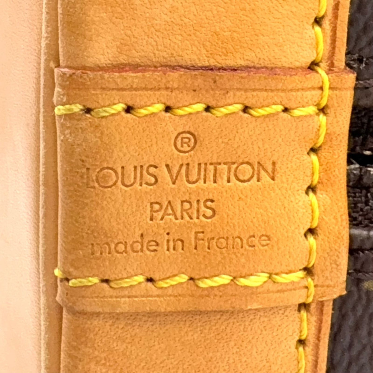 Louis Vuitton Alma PM Monogram Leather Brown Light Handbag Gold — view 4