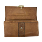 Gucci Guccissima Brown Silver Leather Wallet — view 6