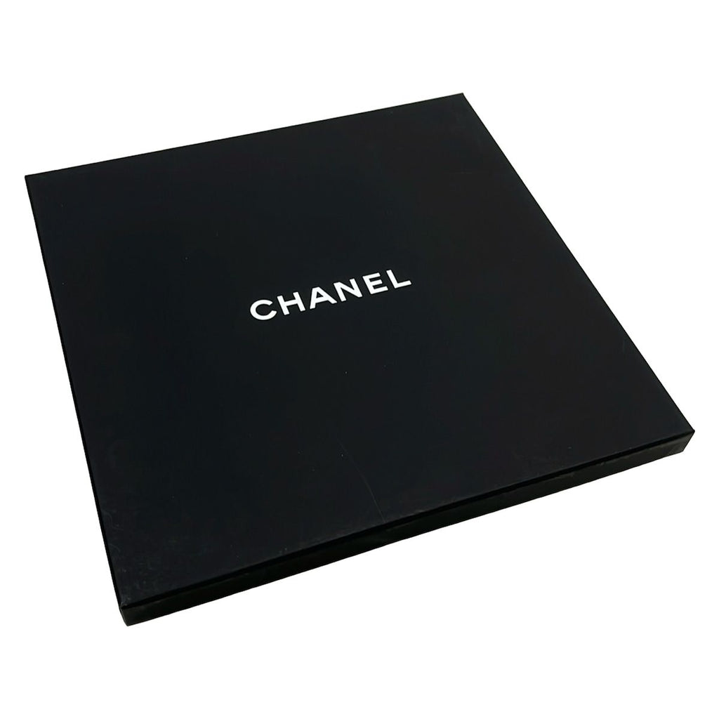Chanel Scarf Ivory Pink Gray Ribbon — view 5