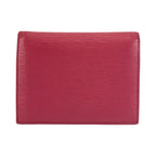 Prada Saffiano Logo Pink Gold Leather Fold Wallet Compact — view 2