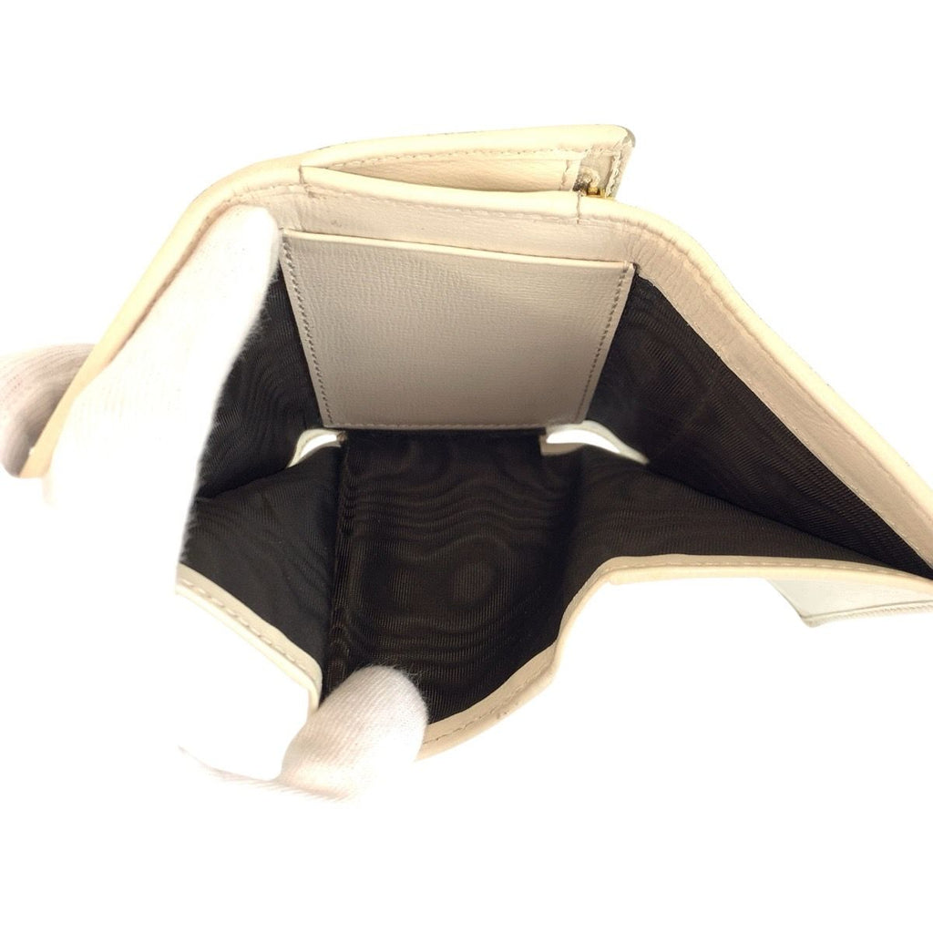 Gucci Horsebit Beige Ivory GG Supreme Canvas Fold Wallet Compact — view 5