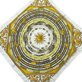 Hermes Scarf Yellow White Gold Astrology Silk