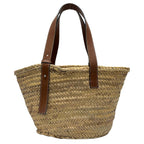 Loewe Tote Bag Basket Beige Brown Leather — view 3