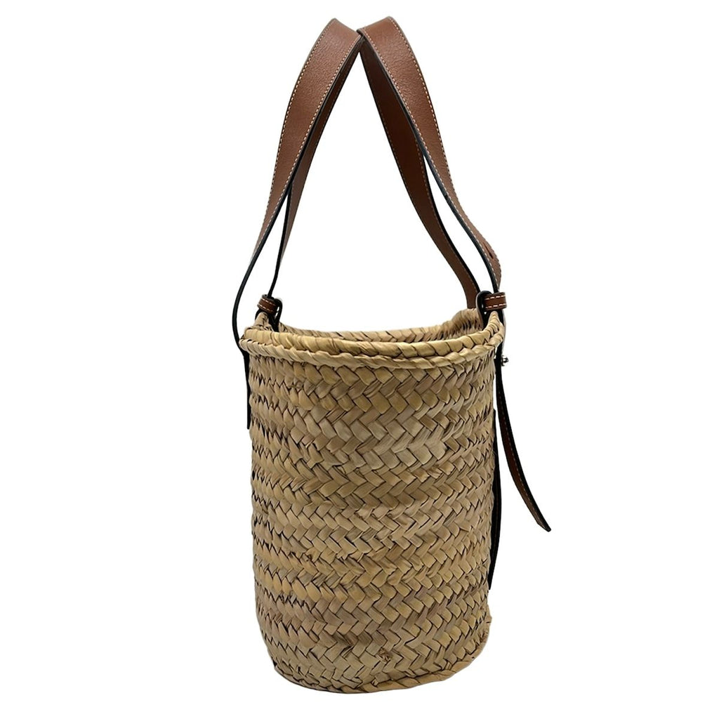 Loewe Tote Bag Basket Beige Brown Leather — view 4