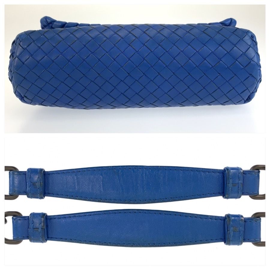 Bottega Veneta Intrecciato Olympia Blue Chain Shoulder Bag — view 7