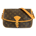 Louis Vuitton Monogram Solonge Brown Gold Leather Shoulder Bag Pochette