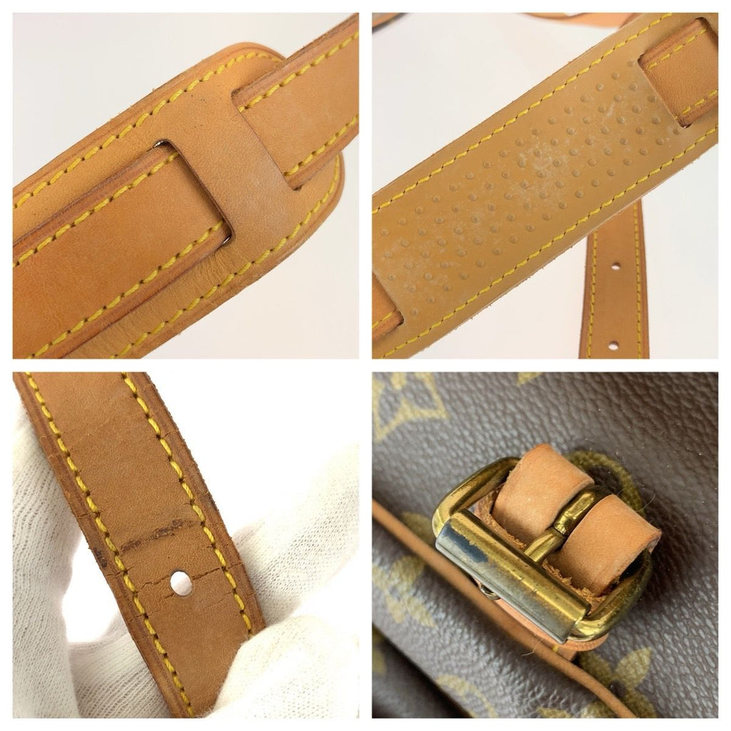 Louis Vuitton Monogram Saumur 30 Brown Gold Leather — view 6